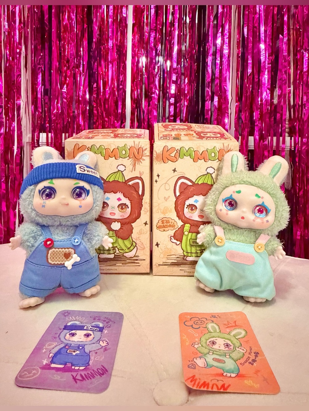 Kimmon Mimon Series Plush Pendant Blind Box-Cool Mimon & Snooze Mimon
